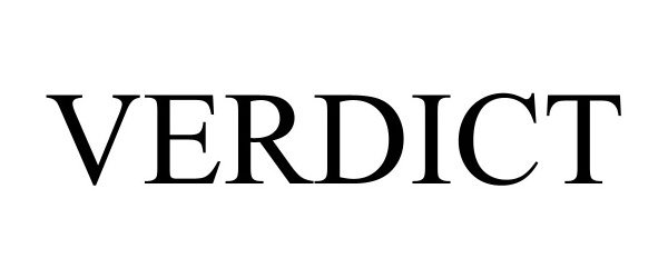 Trademark Logo VERDICT