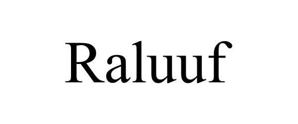 Trademark Logo RALUUF