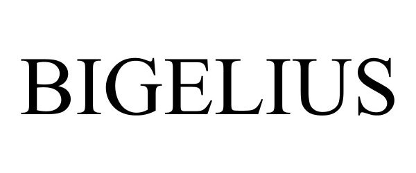 Trademark Logo BIGELIUS