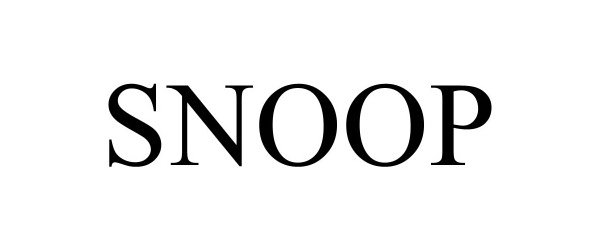 Trademark Logo SNOOP