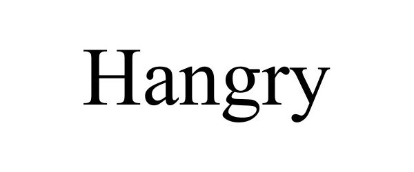 Trademark Logo HANGRY