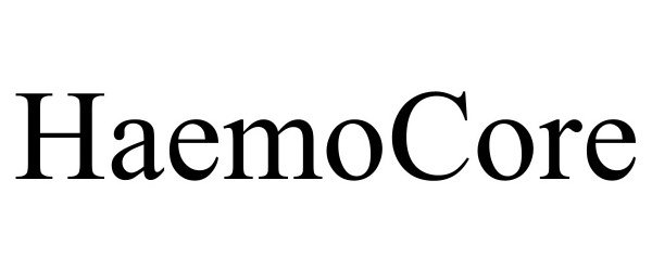 Trademark Logo HAEMOCORE