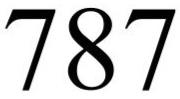 Trademark Logo 787