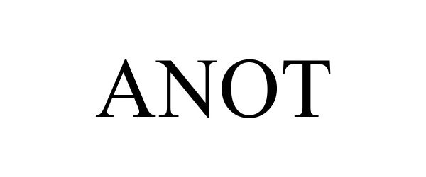 Trademark Logo ANOT