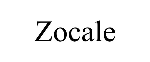 Trademark Logo ZOCALE