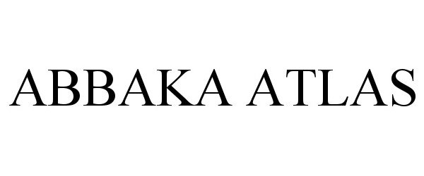 Trademark Logo ABBAKA ATLAS