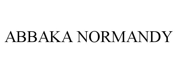 Trademark Logo ABBAKA NORMANDY