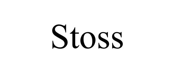 Trademark Logo STOSS