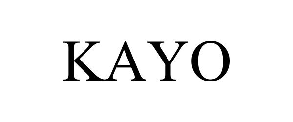 Trademark Logo KAYO