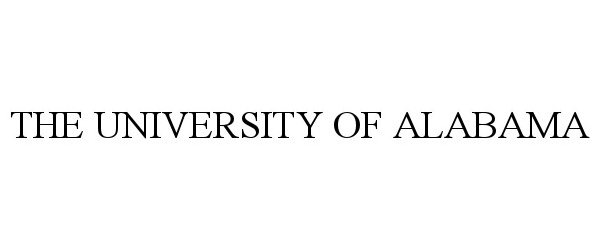 Trademark Logo THE UNIVERSITY OF ALABAMA