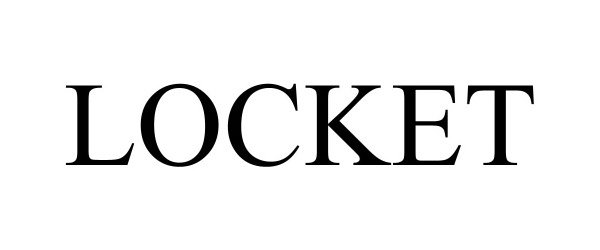 Trademark Logo LOCKET