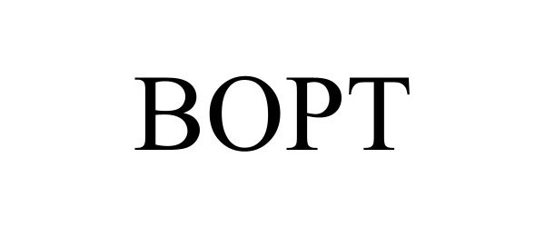 Trademark Logo BOPT