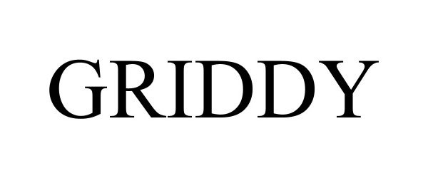 Trademark Logo GRIDDY