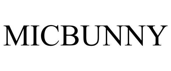 Trademark Logo MICBUNNY