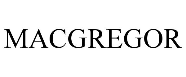 Trademark Logo MACGREGOR