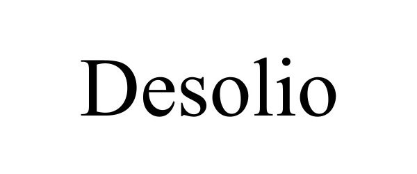 Trademark Logo DESOLIO