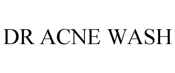 Trademark Logo DR ACNE WASH