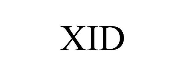 Trademark Logo XID