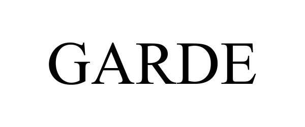 Trademark Logo GARDE