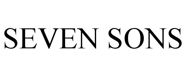 Trademark Logo SEVEN SONS