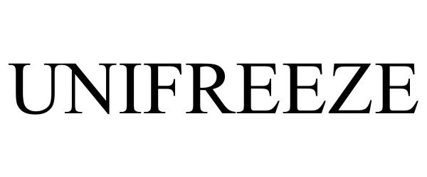 Trademark Logo UNIFREEZE