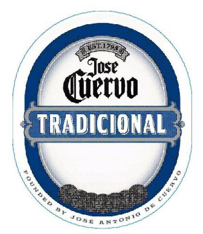 Trademark Logo JOSE CUERVO TRADICIONAL EST. 1795 FOUNDED BY JOSE ANTONIO DE CUERVO