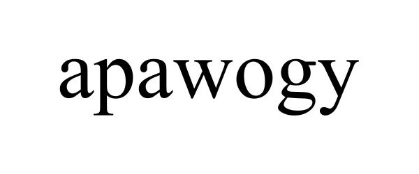  APAWOGY