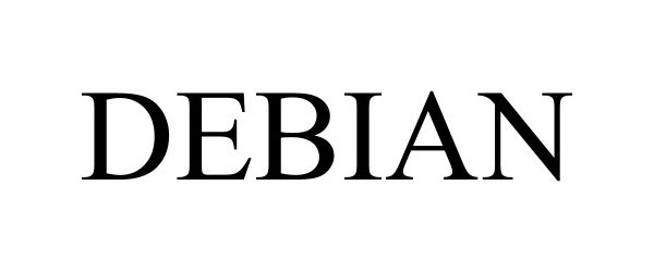 Trademark Logo DEBIAN