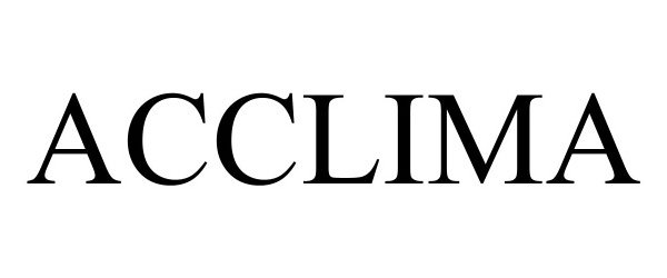  ACCLIMA