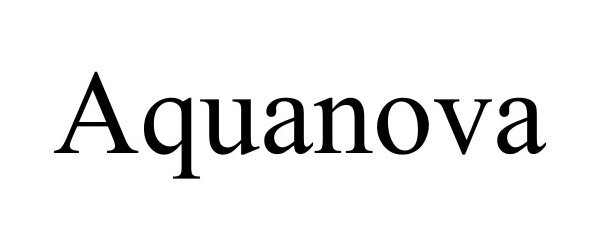 Trademark Logo AQUANOVA