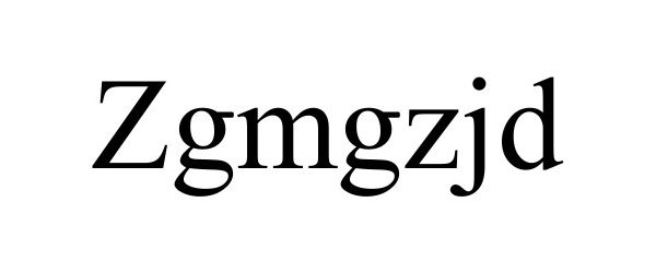 Trademark Logo ZGMGZJD