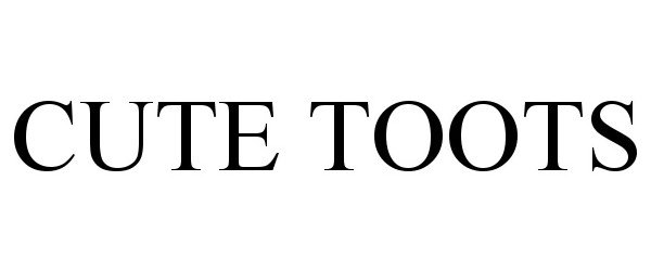 Trademark Logo CUTE TOOTS