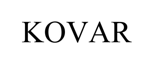 Trademark Logo KOVAR