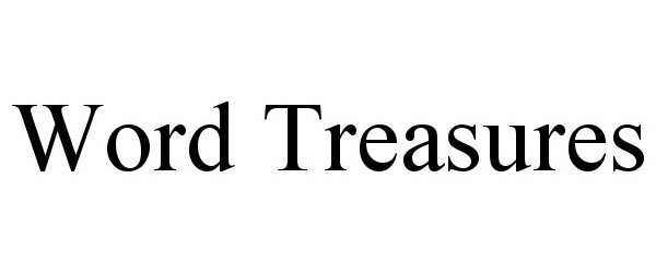 Trademark Logo WORD TREASURES