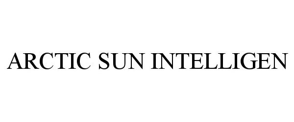 Trademark Logo ARCTIC SUN INTELLIGEN