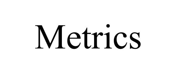 Trademark Logo METRICS