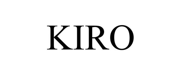 Trademark Logo KIRO