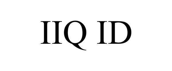  IIQ ID