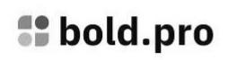 Trademark Logo BOLD.PRO