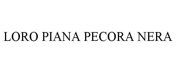 Trademark Logo LORO PIANA PECORA NERA