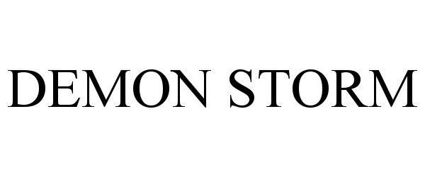 Trademark Logo DEMON STORM