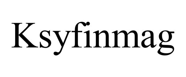 Trademark Logo KSYFINMAG