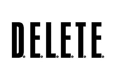 Trademark Logo DELETE