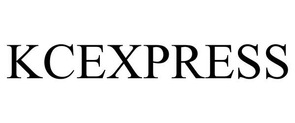 Trademark Logo KCEXPRESS