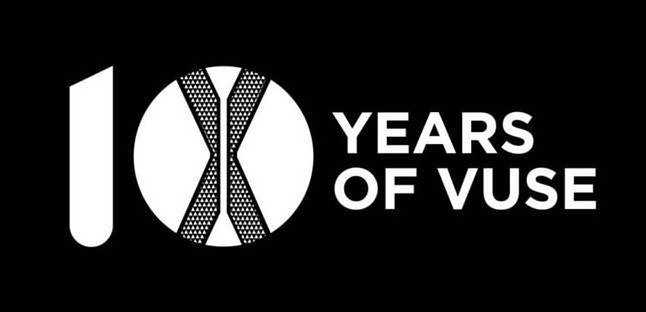Trademark Logo 10 YEARS OF VUSE