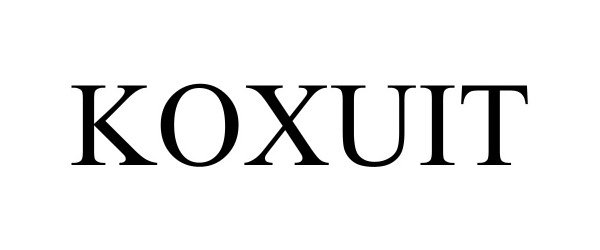 Trademark Logo KOXUIT