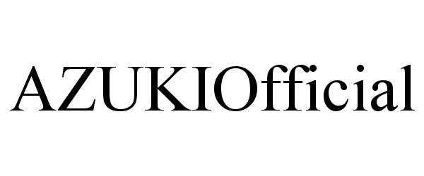 Trademark Logo AZUKIOFFICIAL
