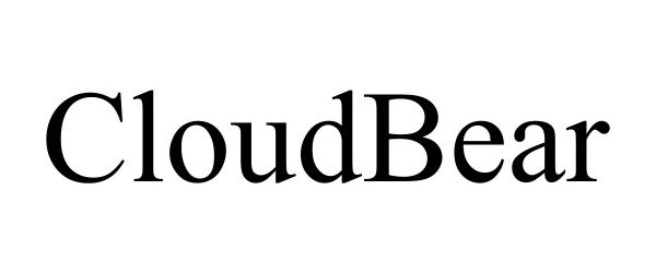 Trademark Logo CLOUDBEAR