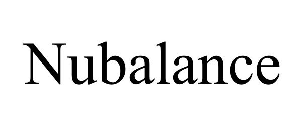 Trademark Logo NUBALANCE