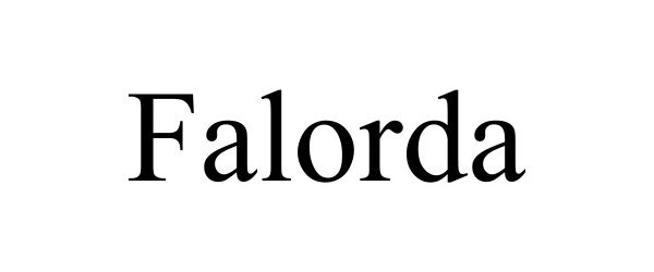Trademark Logo FALORDA
